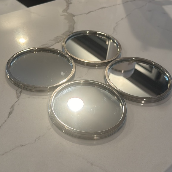 Restoration Hardware Other - Restoration Hardware Mirror Coasters, Set of 4. Excellent condition. Never used.
